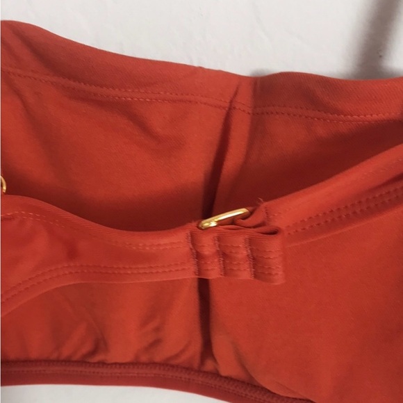 Xhilaration Burnt Orange Bralette Bikini Top Size L NWT - Picture 9 of 14